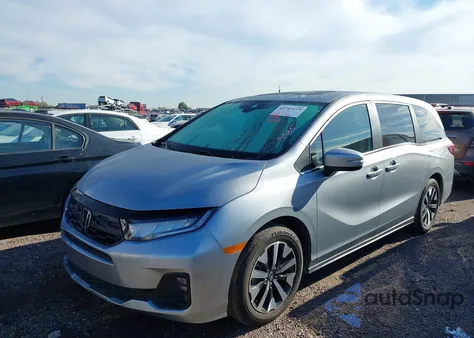 2025 Honda Odyssey Ex-L from USA, damaged, VIN 5FNRL6H66SB078989